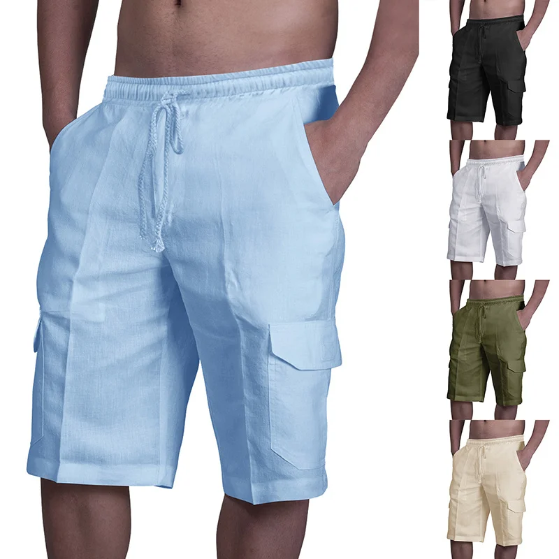 2022 New Men's Cotton Linen Shorts Male Summer Breathable Solid Color Linen Trousers Fitness Shopping Trip Streetwear M-3XL
2022 New Men's Cotton Linen Shorts Male Summer Breathable Solid Color Linen Trousers Fitness Shopping Trip Streetwear M-3XL