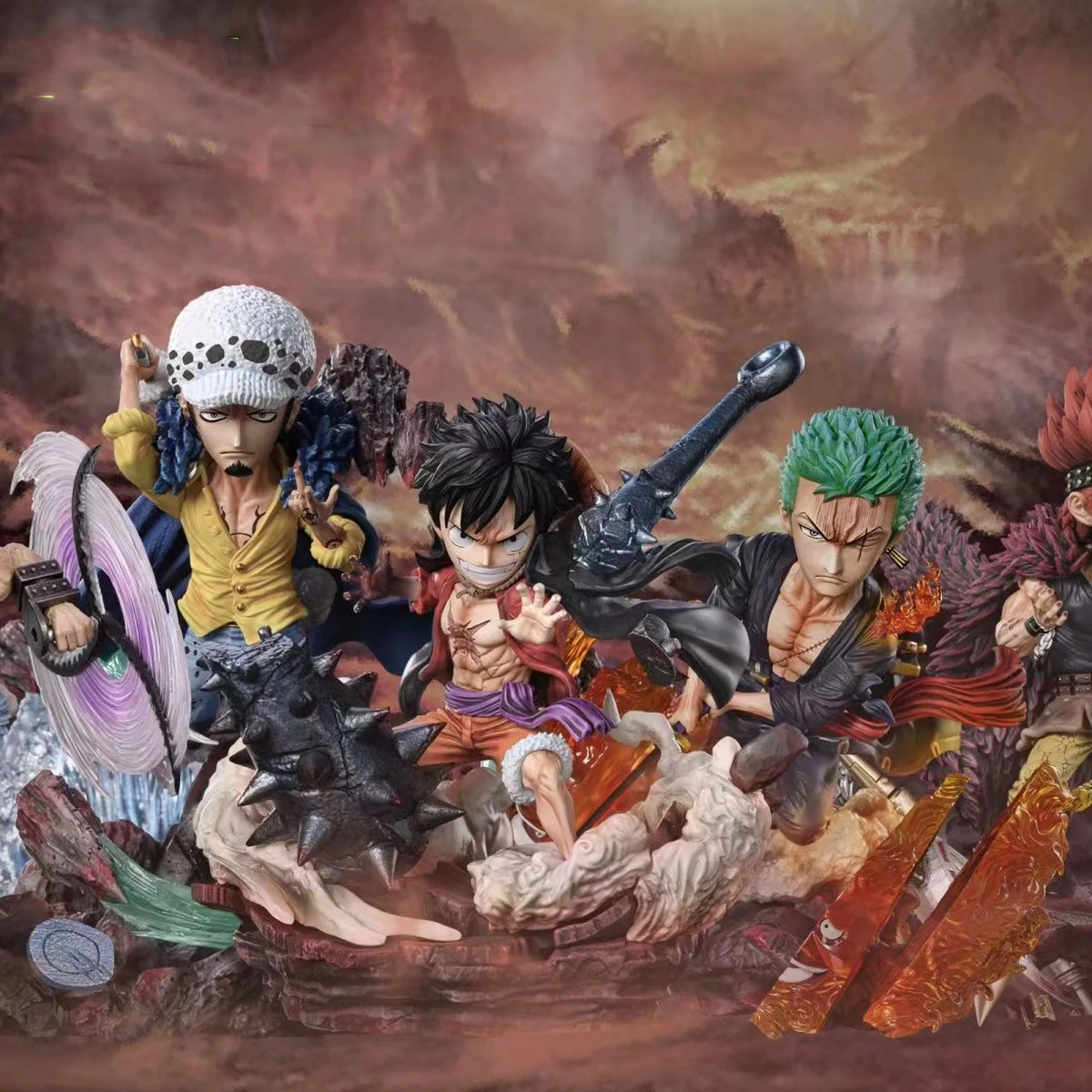 10cm One Piece G5 Ghost IsIand Luffy Roronoa Zoro Anime Figures Pvc Statue Figurine Model Doll Collection Ornement Toy
10cm One Piece G5 Ghost IsIand Luffy Roronoa Zoro Anime Figures Pvc Statue Figurine Model Doll Collection Ornement Toy