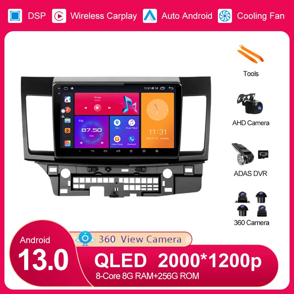 Для MITSUBISHI LANCER 2007 - 2012 автомобильный CarPlay Bluetooth SWC Авторадио плеер монитор Радио экран
Для MITSUBISHI LANCER 2007 - 2012 автомобильный CarPlay Bluetooth SWC Авторадио плеер монитор Радио экран