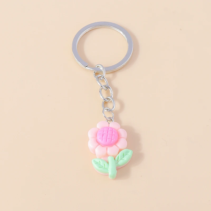Lovely Flower Keychain Colorful Resin Sunflower Keyrings Sweet Key Chains for Women Girls Handbag Accessories DIY Jewerly Gifts
Lovely Flower Keychain Colorful Resin Sunflower Keyrings Sweet Key Chains for Women Girls Handbag Accessories DIY Jewerly Gifts