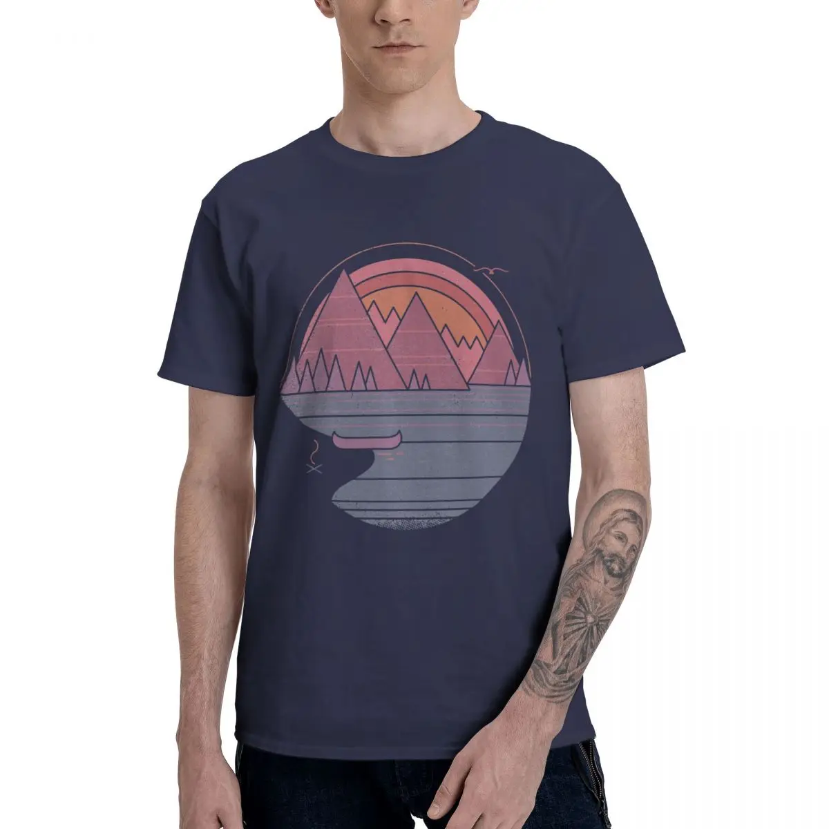 Fashion The Mountains Are Calling T-Shirt Pure Cotton Round Neck Male T Shirt Short Sleeve Oversized Unisex Tee Clothes EU Size
Fashion The Mountains Are Calling T-Shirt Pure Cotton Round Neck Male T Shirt Short Sleeve Oversized Unisex Tee Clothes EU Size