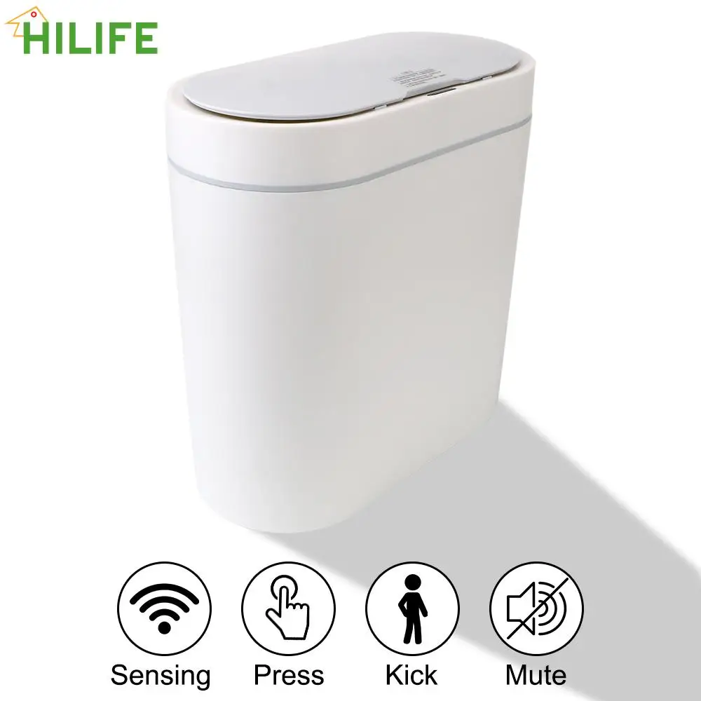 For Household Bathroom Kitchen Toilet 8L Household Cleaning Tool Waterproof Automatic Garbage Buckets Smart Sensor Trash Can
For Household Bathroom Kitchen Toilet 8L Household Cleaning Tool Waterproof Automatic Garbage Buckets Smart Sensor Trash Can