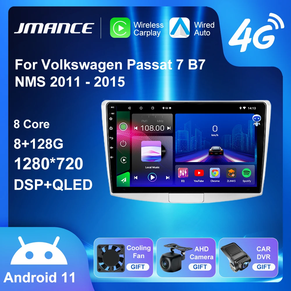 JMANCE For Volkswagen Passat 7 B7 NMS 2011 - 2015 Car Radio Multimedia Video Player Navigation Android Auto No 2din 2 din dvd
JMANCE For Volkswagen Passat 7 B7 NMS 2011 - 2015 Car Radio Multimedia Video Player Navigation Android Auto No 2din 2 din dvd