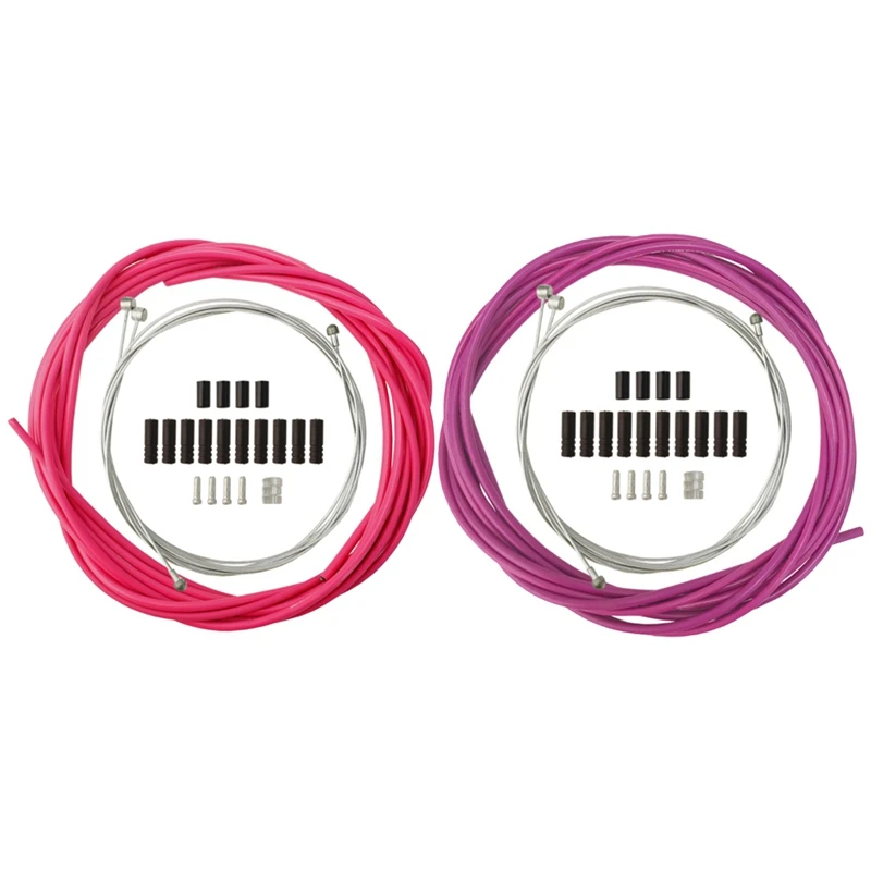 2Set Wire For Bicycle Bike Shifters Derailleur Brake Cables Cable Tube 4Mm/5Mm Pink & Purple
2Set Wire For Bicycle Bike Shifters Derailleur Brake Cables Cable Tube 4Mm/5Mm Pink & Purple