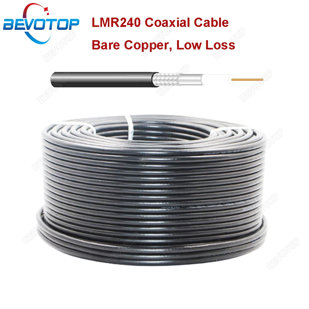 BEVOTOP LMR240 коаксиальный кабель 50 Ом
BEVOTOP LMR240 коаксиальный кабель 50 Ом