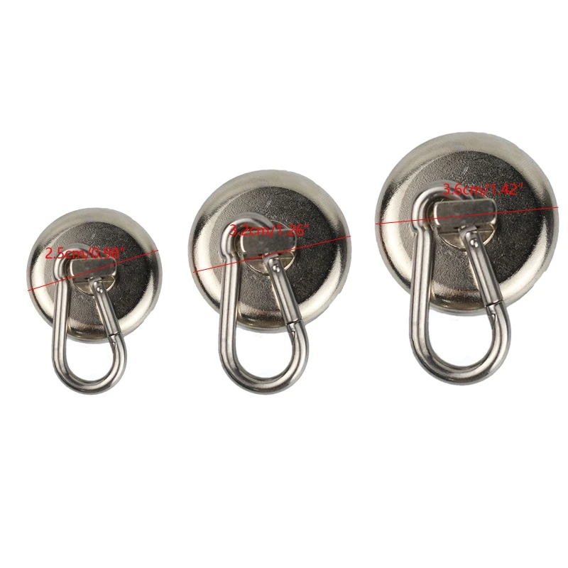 4 Pcs Heavy Duty Refrigerator Hooks Strong Magnetic Swivel Carabiner Hooks Powerful Rare Earths Magnets for Hanging
4 Pcs Heavy Duty Refrigerator Hooks Strong Magnetic Swivel Carabiner Hooks Powerful Rare Earths Magnets for Hanging
