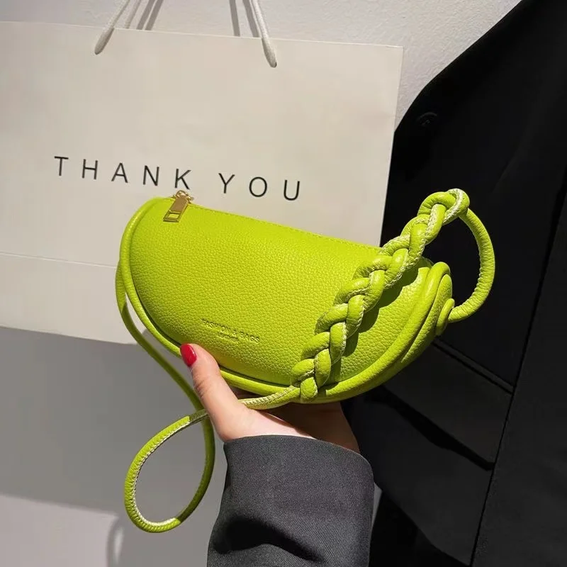 

Spring women's pleated handbag PU cloud bag leisure underarm bag shopping shoulder bag dumplings handbag women