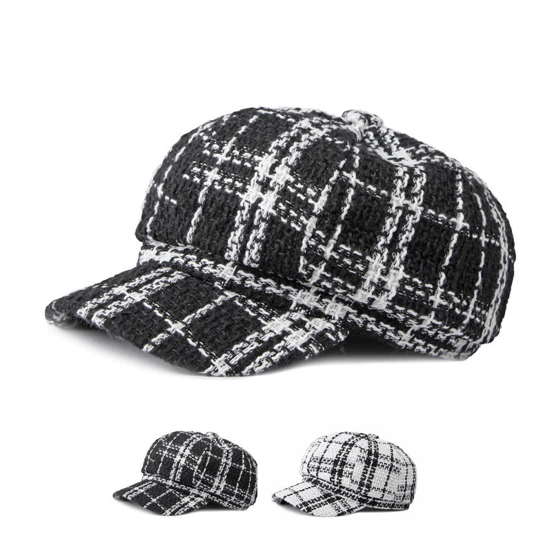 Men Newsboy Cap Women Plaid Octagonal Cap British Beret Autumn Winter Gatsby Cap Flat Cap Painter Hat Ivy Hat Gorro Hombre Boina
Men Newsboy Cap Women Plaid Octagonal Cap British Beret Autumn Winter Gatsby Cap Flat Cap Painter Hat Ivy Hat Gorro Hombre Boina