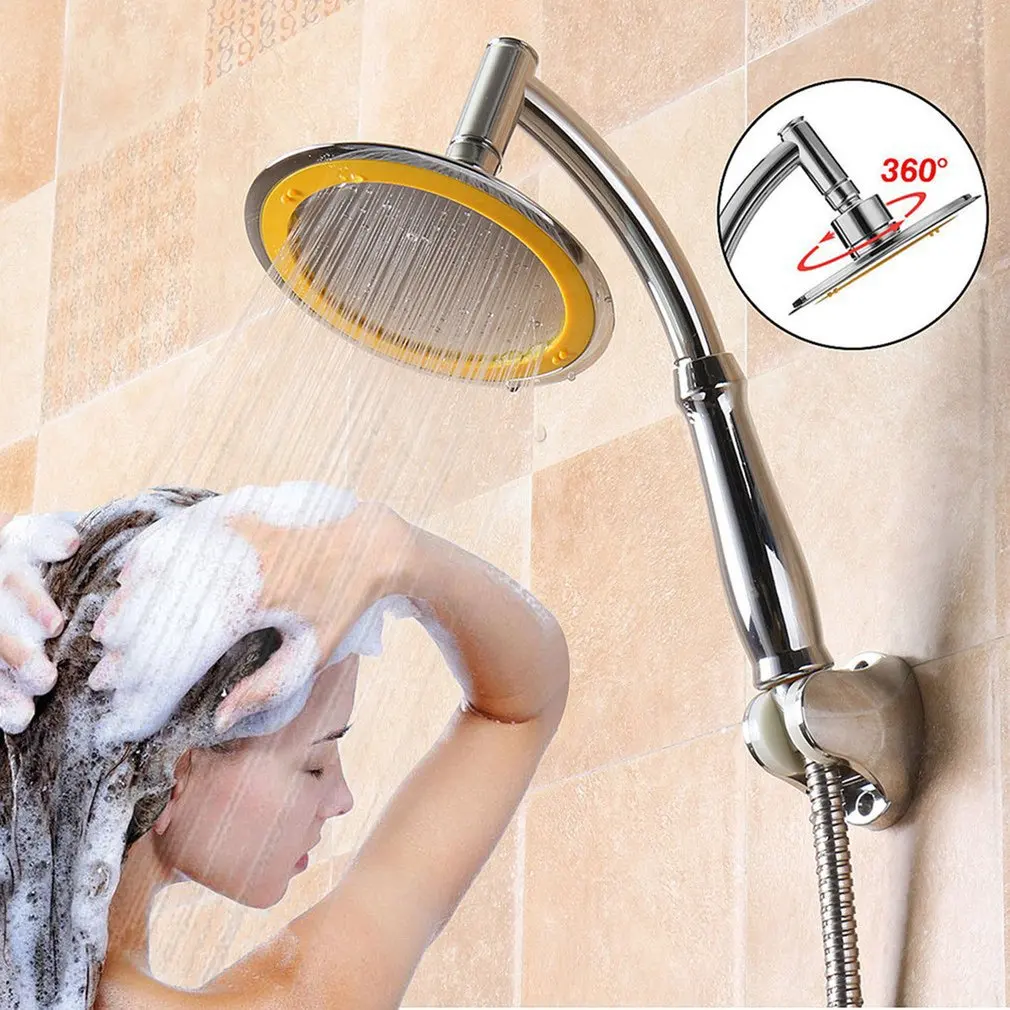 NEW 6 Inch High Pressure 360 Adjustable Large Round Big Rainfall Sprayer Bathroom Hand Held Shower Head
NEW 6 Inch High Pressure 360 Adjustable Large Round Big Rainfall Sprayer Bathroom Hand Held Shower Head