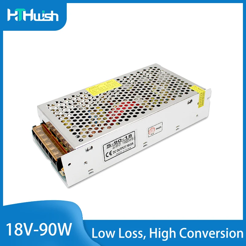 Switching Power Supply 18V 5A 150W Power AC Adapter Is Suitable for LED Strip Pixel Lights
Switching Power Supply 18V 5A 150W Power AC Adapter Is Suitable for LED Strip Pixel Lights