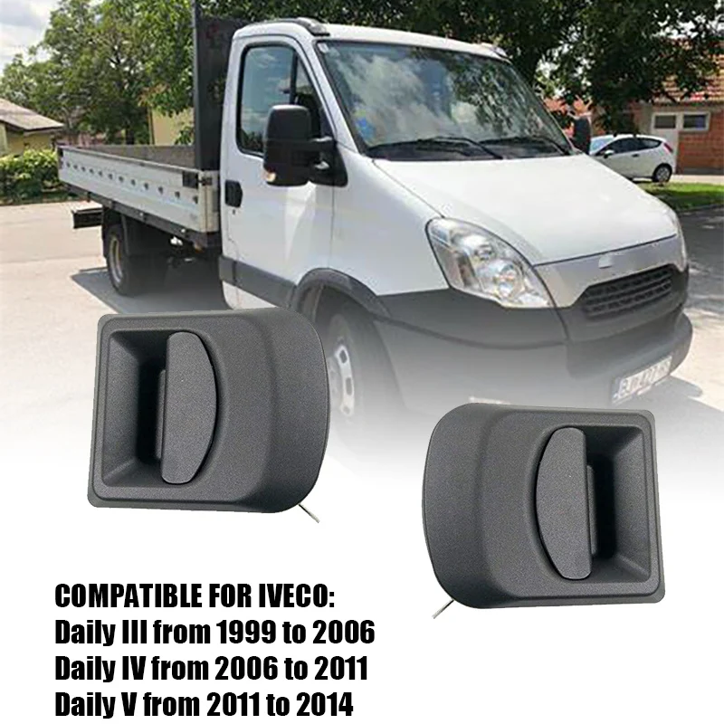 left/right side of the passenger side of the front door outer handle applies for IVECO DAILY III IV V 99489590 99489589
left/right side of the passenger side of the front door outer handle applies for IVECO DAILY III IV V 99489590 99489589