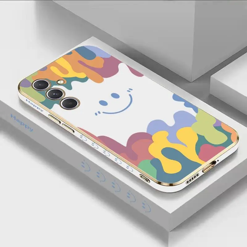 Роскошный чехол с акварельным улыбающимся лицом для Samsung Galaxy A54 A34 A24 A73 A53 A52 A52S A04S A04E A72, чехол
Роскошный чехол с акварельным улыбающимся лицом для Samsung Galaxy A54 A34 A24 A73 A53 A52 A52S A04S A04E A72, чехол