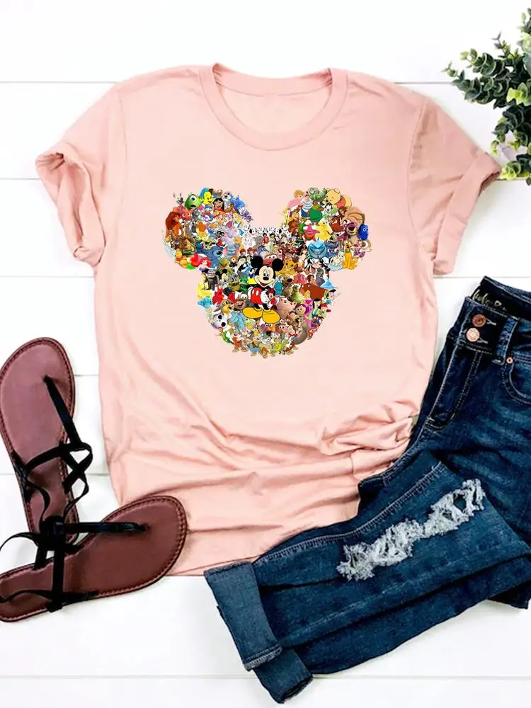 Модные Повседневные акварельные футболки Disney, Стич, графика, мультяшный топ с Микки Маусом, Летняя женская одежда
Модные Повседневные акварельные футболки Disney, Стич, графика, мультяшный топ с Микки Маусом, Летняя женская одежда