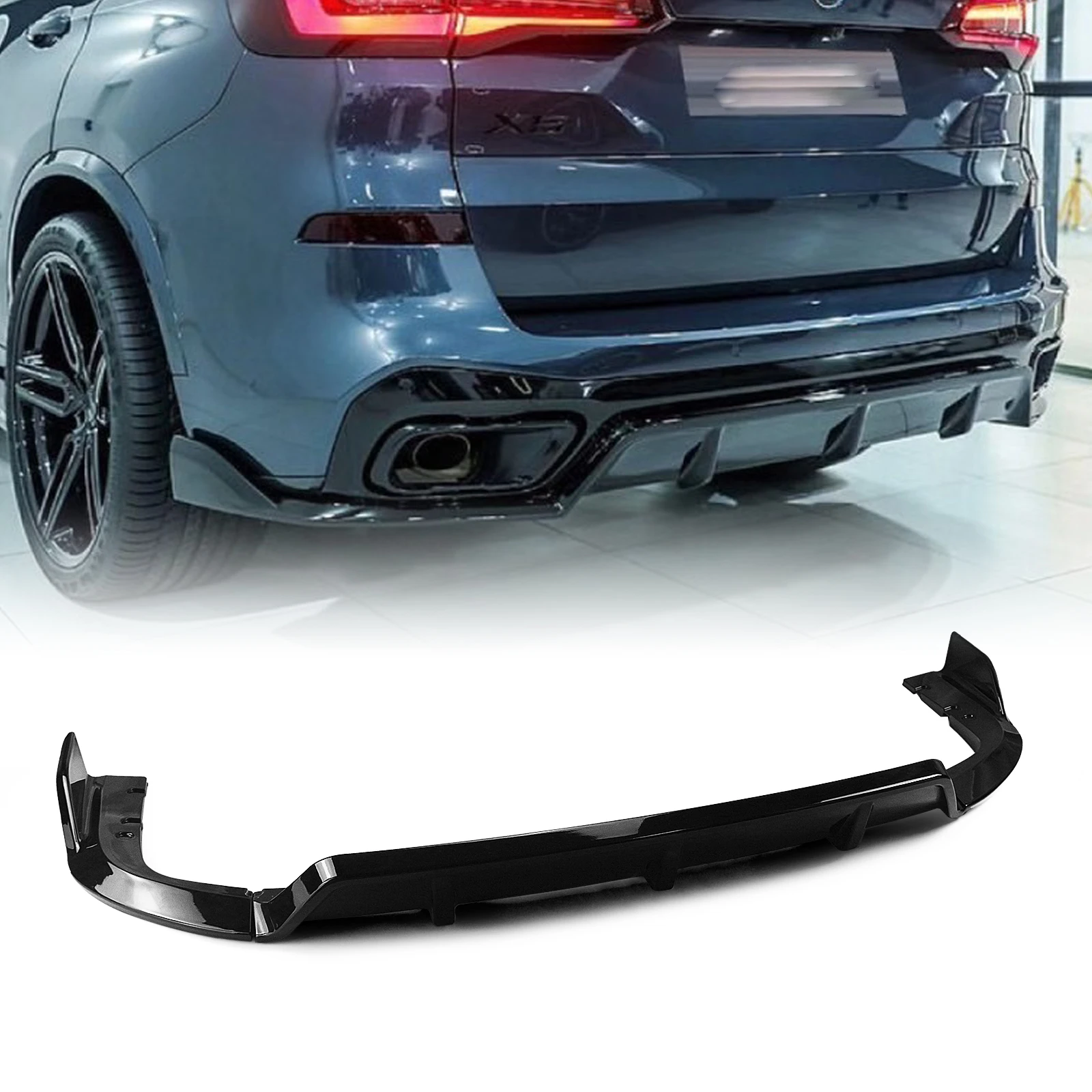Rear Bumper Diffuser Lip For BMW G05 X5 2019 2020 2021 2022 2023 M Sport Gloss Black/Carbon Fiber Look Lower Splitter Spoiler
Rear Bumper Diffuser Lip For BMW G05 X5 2019 2020 2021 2022 2023 M Sport Gloss Black/Carbon Fiber Look Lower Splitter Spoiler