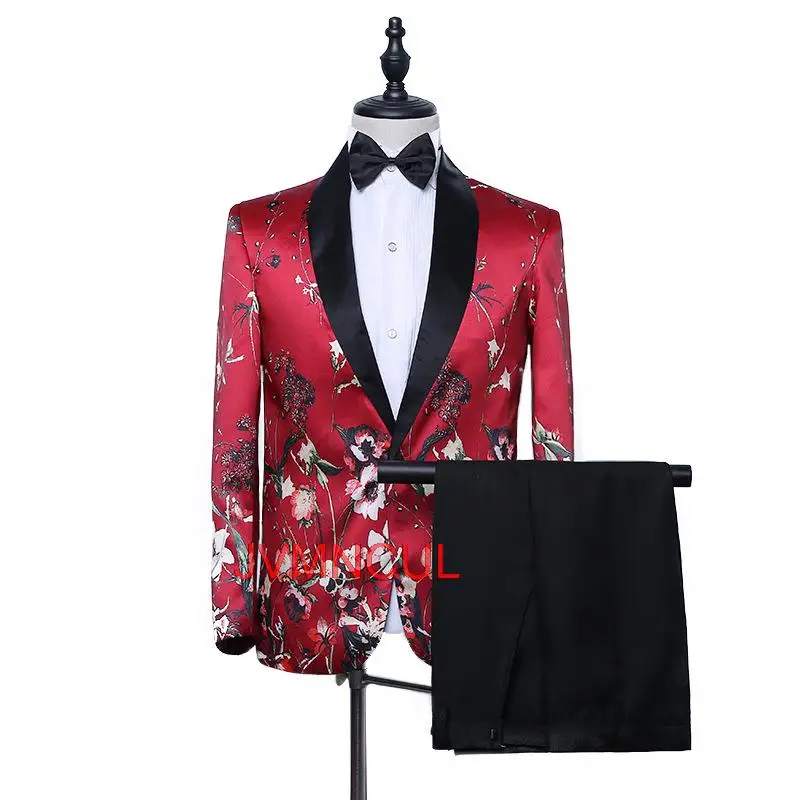 New Dark Green Two Pieces Men's Suit Shawl Lapel For Wedding Blazers One Button Velvet Tuxedos Groom Wear Prom Jackets And Pants
New Dark Green Two Pieces Men's Suit Shawl Lapel For Wedding Blazers One Button Velvet Tuxedos Groom Wear Prom Jackets And Pants