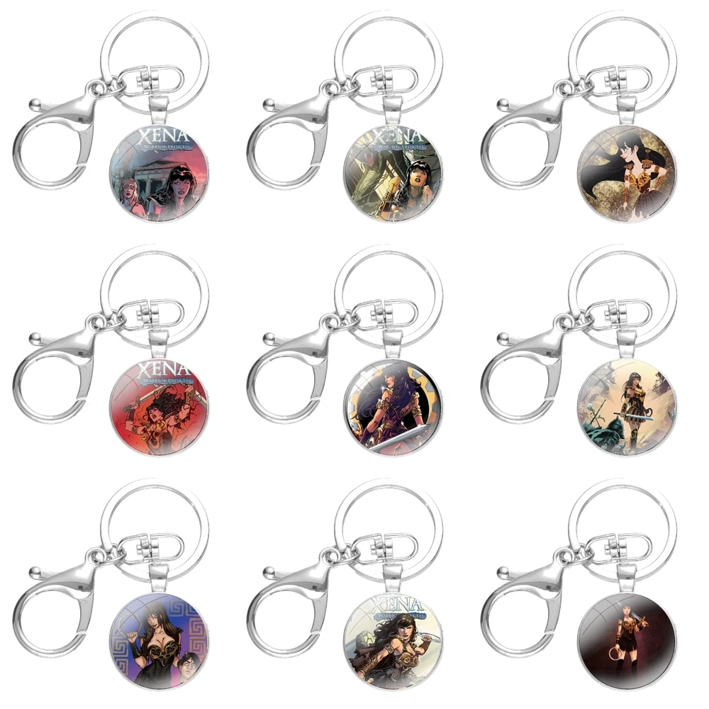 Keychains Handmade Glass Cabochon Alloys Key Rings Pendants Trinkets Fashion Cartoon Creative Design Xena Warrior Princess
Keychains Handmade Glass Cabochon Alloys Key Rings Pendants Trinkets Fashion Cartoon Creative Design Xena Warrior Princess