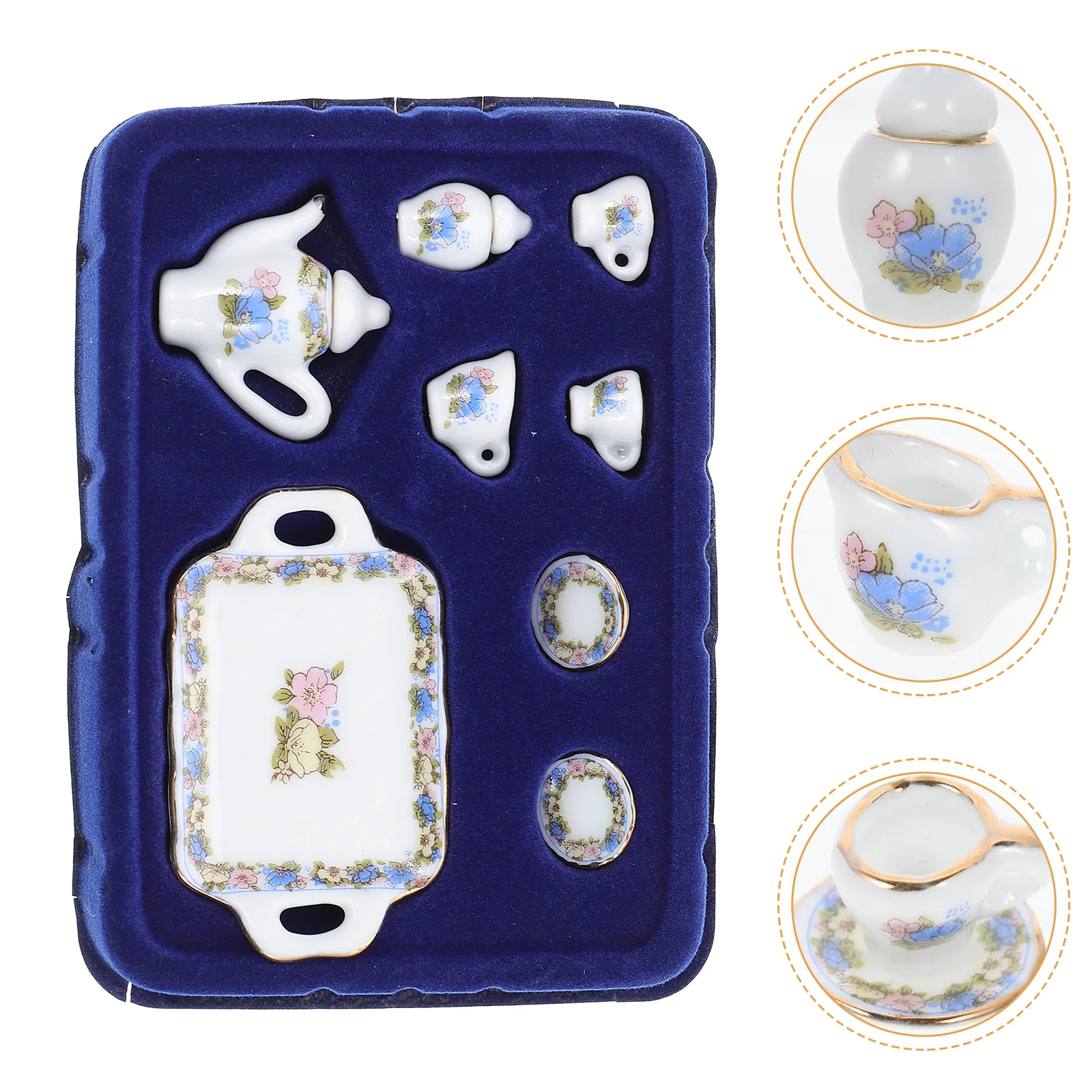 Tea Set Miniature Miniware Porcelain Kitchen Cup House 12 Sets Teawareaccessories Cups Ceramic Vintage Toy Decorationsaucers
Tea Set Miniature Miniware Porcelain Kitchen Cup House 12 Sets Teawareaccessories Cups Ceramic Vintage Toy Decorationsaucers