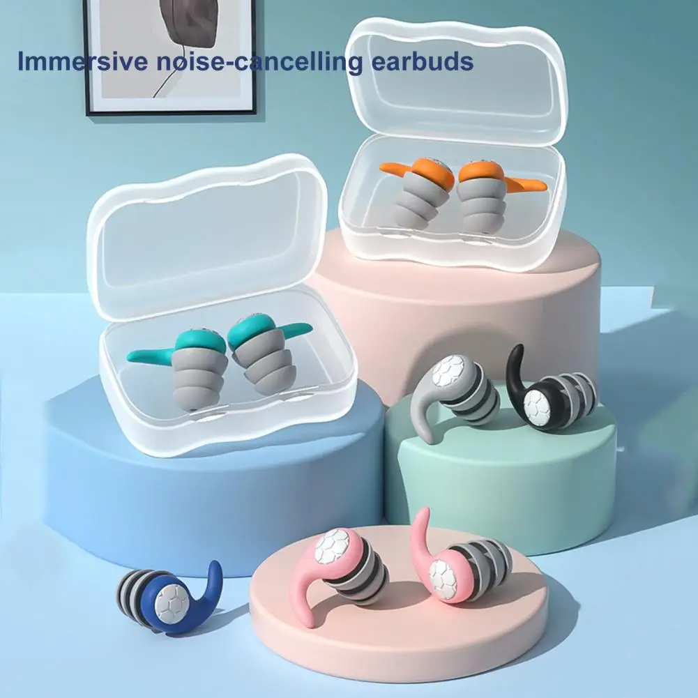 1 Pair Convenient Noise Reduction Earplugs Noise-Reducing Silent Ear Plugs Soft Ear-Wear Hearing Protection
1 Pair Convenient Noise Reduction Earplugs Noise-Reducing Silent Ear Plugs Soft Ear-Wear Hearing Protection
