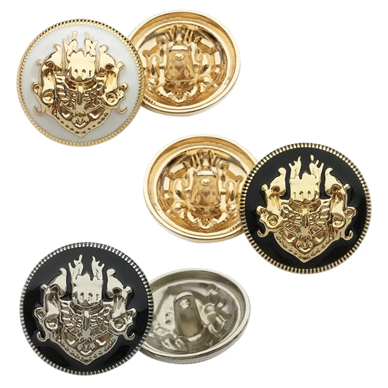 Unique Lion Jacket Buttons Classical Suit Shank Buttons 6 Pcs Golden Animal Relief Buttons for DIY Crafts Scrapbooking
Unique Lion Jacket Buttons Classical Suit Shank Buttons 6 Pcs Golden Animal Relief Buttons for DIY Crafts Scrapbooking