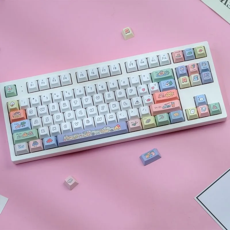 Cute Keycap 129 keys Smiling Face Theme Cherry Height Comic Style PBT Dye Sublimation Keycap for Mechanical Keyboard
Cute Keycap 129 keys Smiling Face Theme Cherry Height Comic Style PBT Dye Sublimation Keycap for Mechanical Keyboard