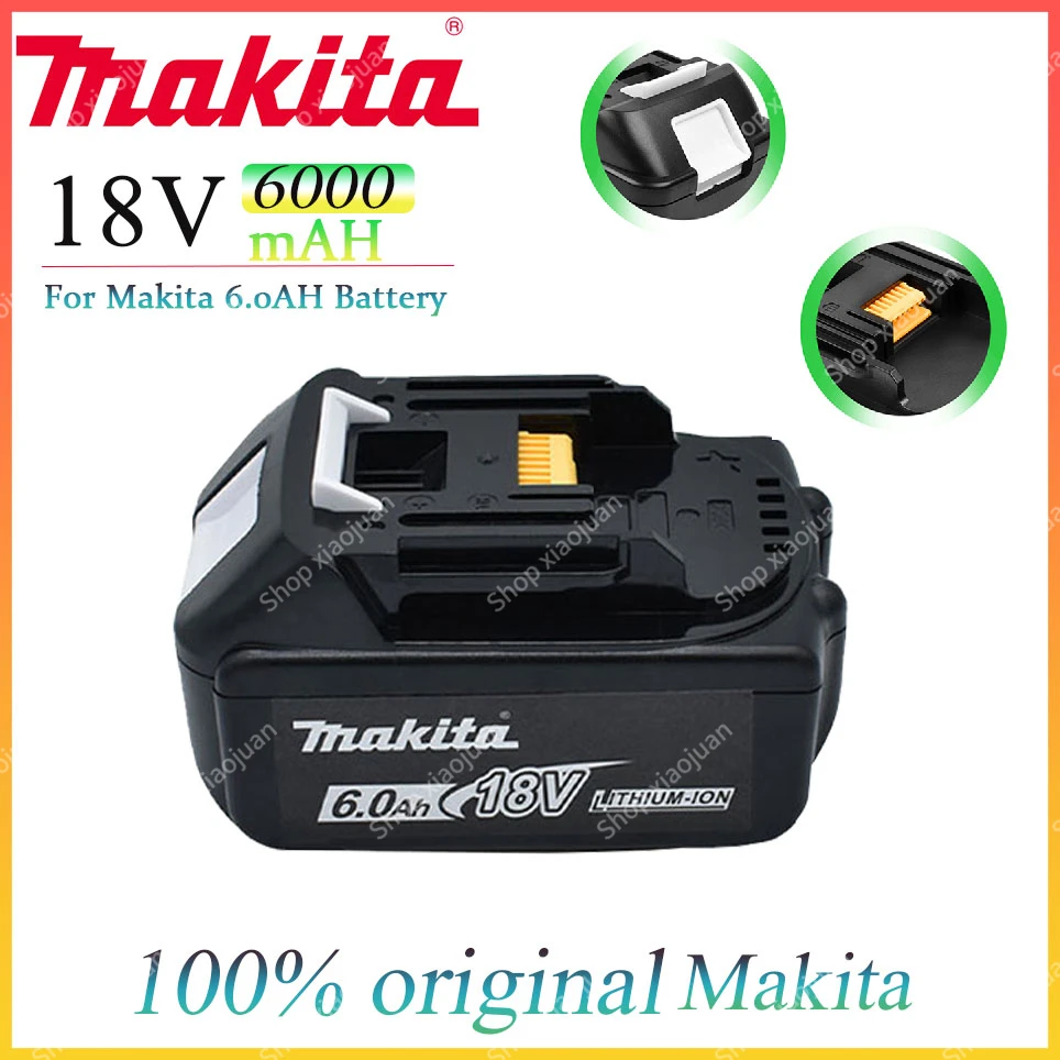 18V 6.0Ah Makita Original With LED lithium ion replacement LXT BL1860B BL1860 BL1850 Makita rechargeable power tool battery 6AH
18V 6.0Ah Makita Original With LED lithium ion replacement LXT BL1860B BL1860 BL1850 Makita rechargeable power tool battery 6AH