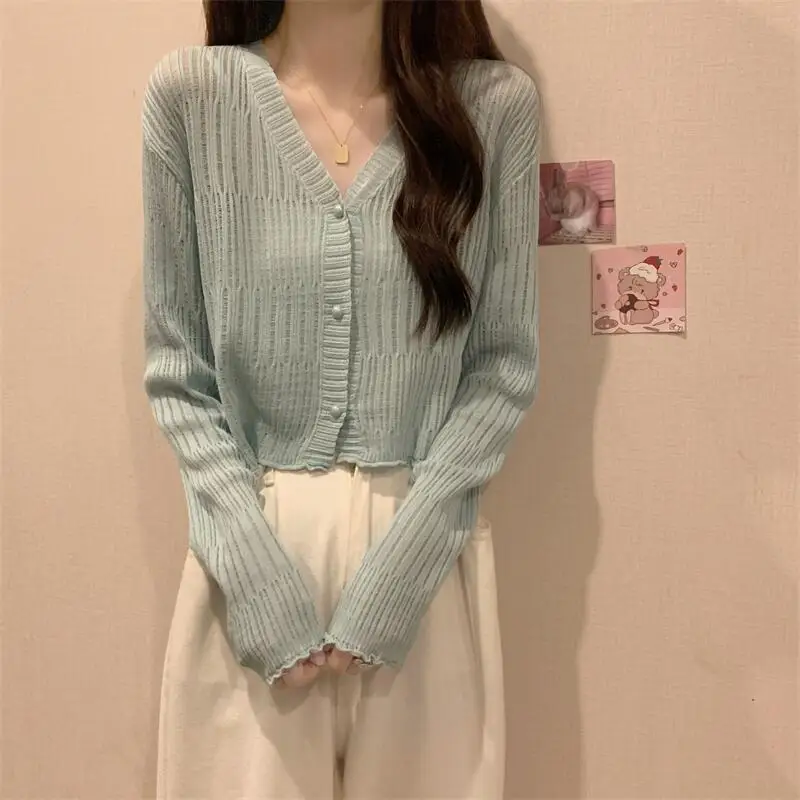 Yasuk Summer Women Solid Casual Sun Protection Shirt Button Cardigan Pullover Long Sleeve Slim Tees Top Gentle Thin Blouse
Yasuk Summer Women Solid Casual Sun Protection Shirt Button Cardigan Pullover Long Sleeve Slim Tees Top Gentle Thin Blouse