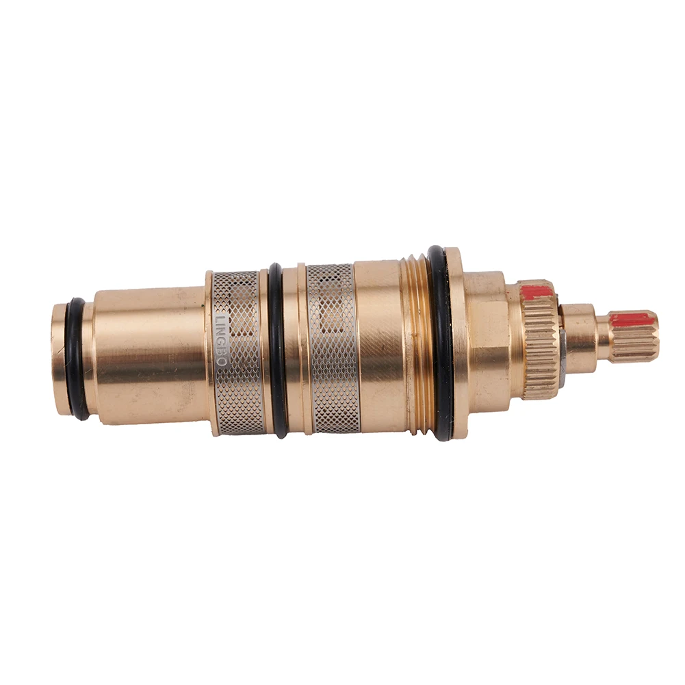 Brass Replacement Thermostatic Cartridge Shower Mixer Valve Bar Repair Kit Brass Temp Range Of 20 - 48 Degrees C
Brass Replacement Thermostatic Cartridge Shower Mixer Valve Bar Repair Kit Brass Temp Range Of 20 - 48 Degrees C