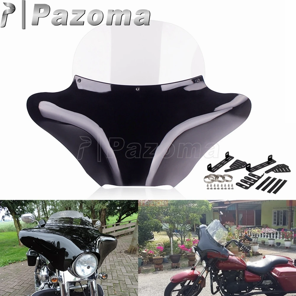Motorcycle Black Batwing Fairing Cover Headlight Clear Windshield W/ Mounting Hardware For Honda Shadow VTX 750 1100 1300 1800
Motorcycle Black Batwing Fairing Cover Headlight Clear Windshield W/ Mounting Hardware For Honda Shadow VTX 750 1100 1300 1800