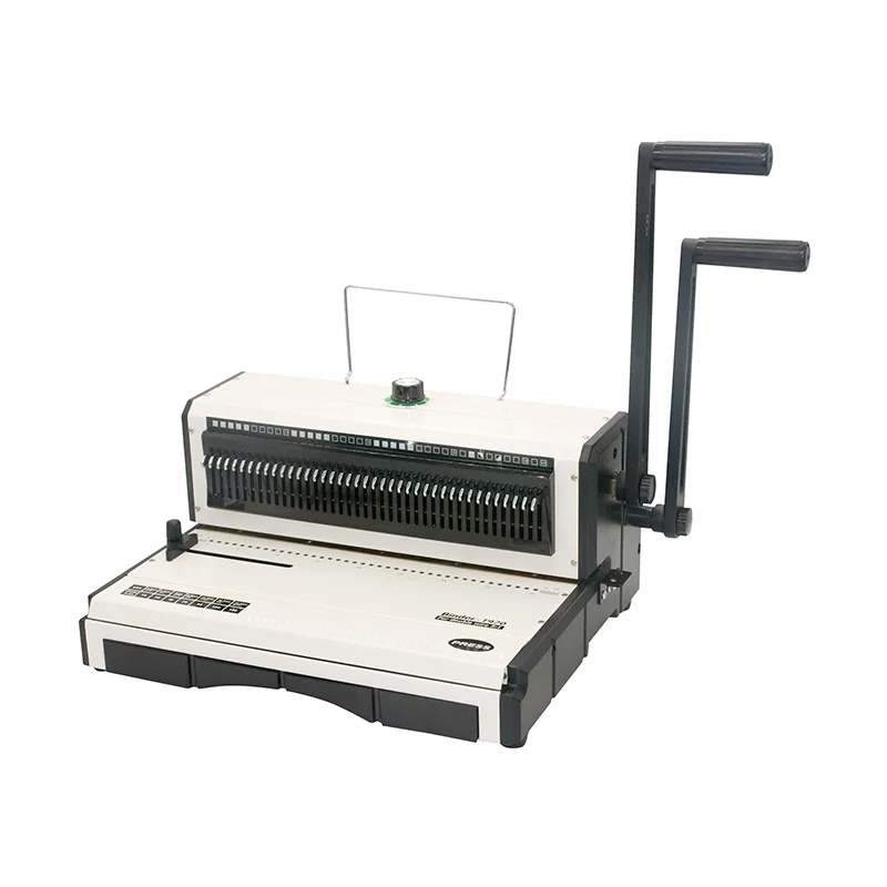 CY-T970E perfect double loop wire calendar wire spiral book binding machine with pin binding machine
CY-T970E perfect double loop wire calendar wire spiral book binding machine with pin binding machine