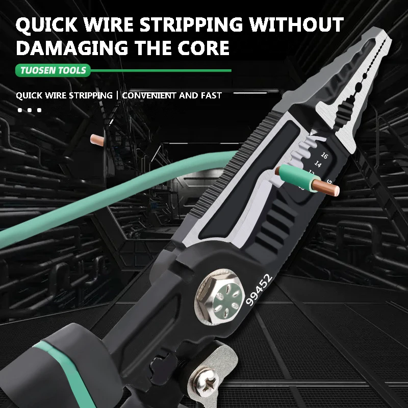 9 in 1 multi-function Wire stripper sharp nose cable cutting and wire stripping pliers crimping tool electrician Wire stripper
9 in 1 multi-function Wire stripper sharp nose cable cutting and wire stripping pliers crimping tool electrician Wire stripper