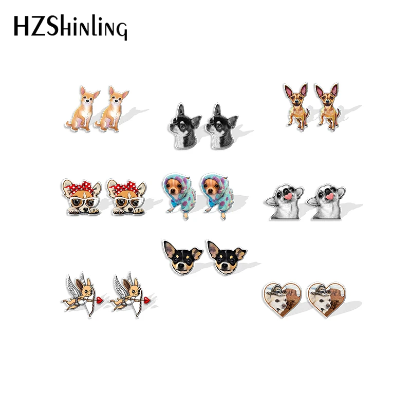 2022 New Chihuahua Stud Earring Cute Dog Acrylic Resin Earrings Epoxy Handmade Jewelry Gifts Friends
2022 New Chihuahua Stud Earring Cute Dog Acrylic Resin Earrings Epoxy Handmade Jewelry Gifts Friends