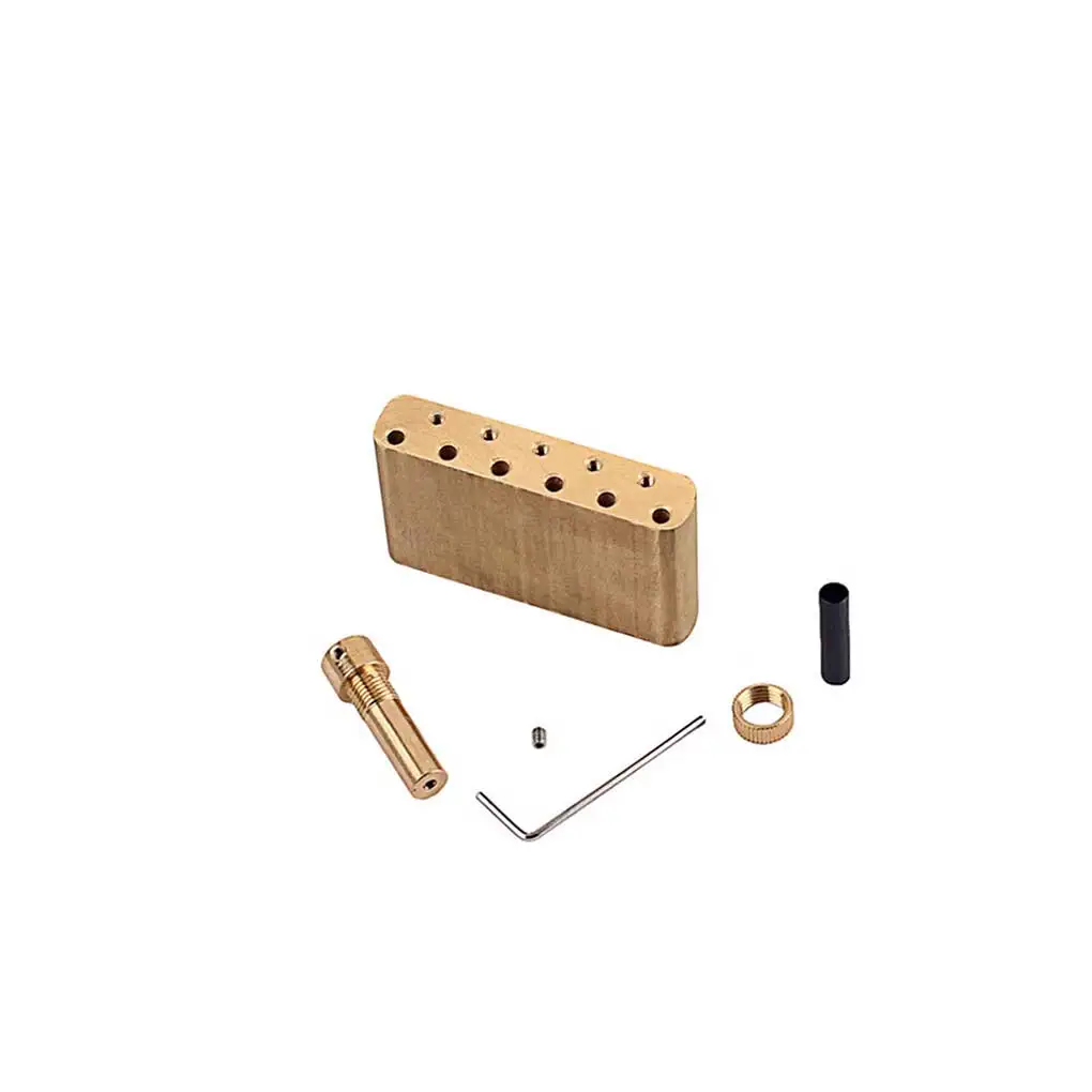 Guitar Bridge Brass Block Parts Electric Guitars Music Repairing Tools Supply Replacement for Standard Series Strategy
Guitar Bridge Brass Block Parts Electric Guitars Music Repairing Tools Supply Replacement for Standard Series Strategy