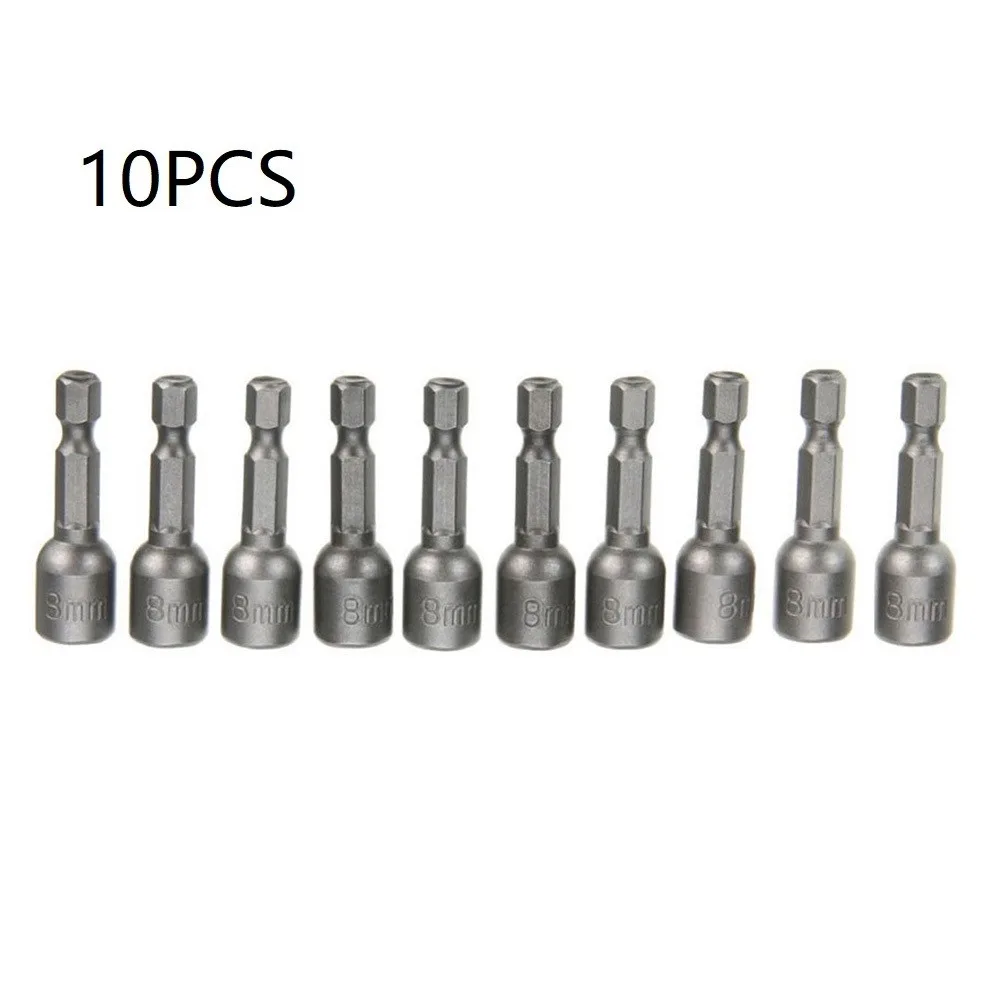 10pcs Hexagon Nut Driver Drill Bit Socket Screwdriver Wrench Set For Electric Screwdriver Handle Tools No Magnetic
10pcs Hexagon Nut Driver Drill Bit Socket Screwdriver Wrench Set For Electric Screwdriver Handle Tools No Magnetic