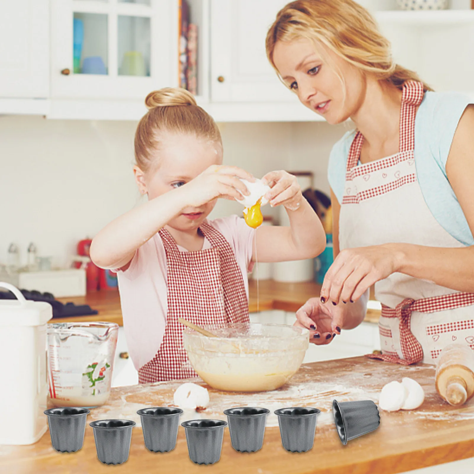 10pcs Carbon Steel Canele Molds Non-stick Cake Mould Muffin Chocolate Pan Cookware Kitchen Supplies Bakeware Cooking Tools
10pcs Carbon Steel Canele Molds Non-stick Cake Mould Muffin Chocolate Pan Cookware Kitchen Supplies Bakeware Cooking Tools