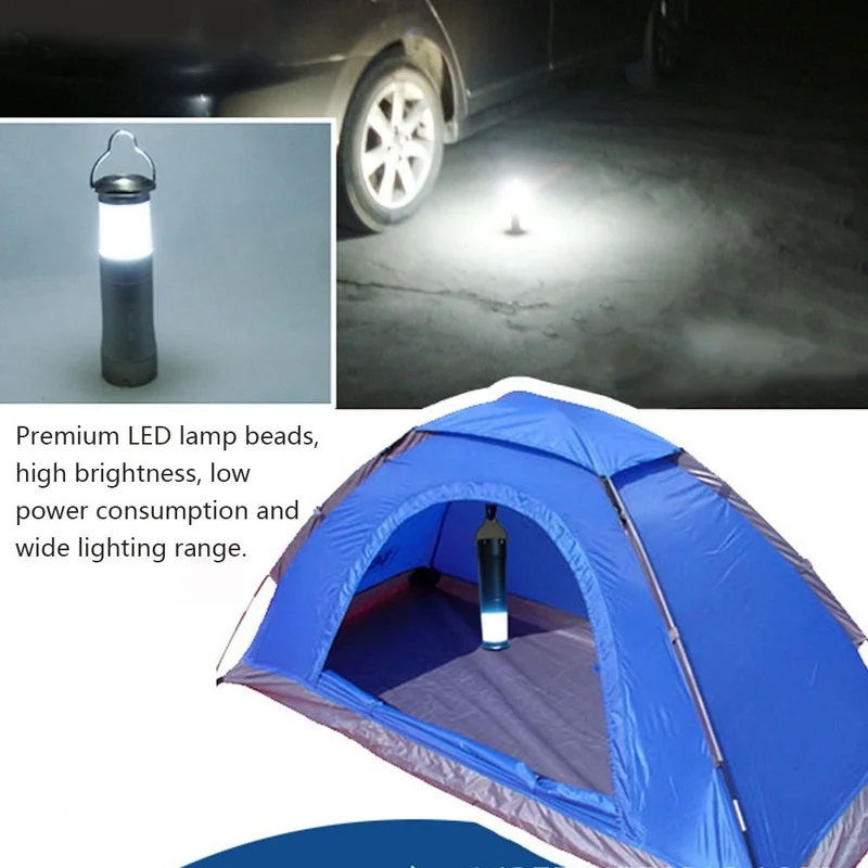Portable Mini Retractable Camping Light Tent Lamp Emergency Flashlight Handlamp for Outdoor Activities, Climbing, Night Fishing
Portable Mini Retractable Camping Light Tent Lamp Emergency Flashlight Handlamp for Outdoor Activities, Climbing, Night Fishing