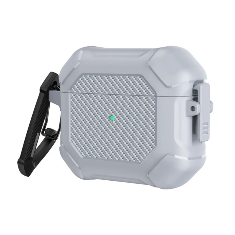 for Airpods-Pro 2 , Secure Lock Clip Carbon Fiber w/ Keychain Full Body Shockproof Hard Protective Cover
for Airpods-Pro 2 , Secure Lock Clip Carbon Fiber w/ Keychain Full Body Shockproof Hard Protective Cover