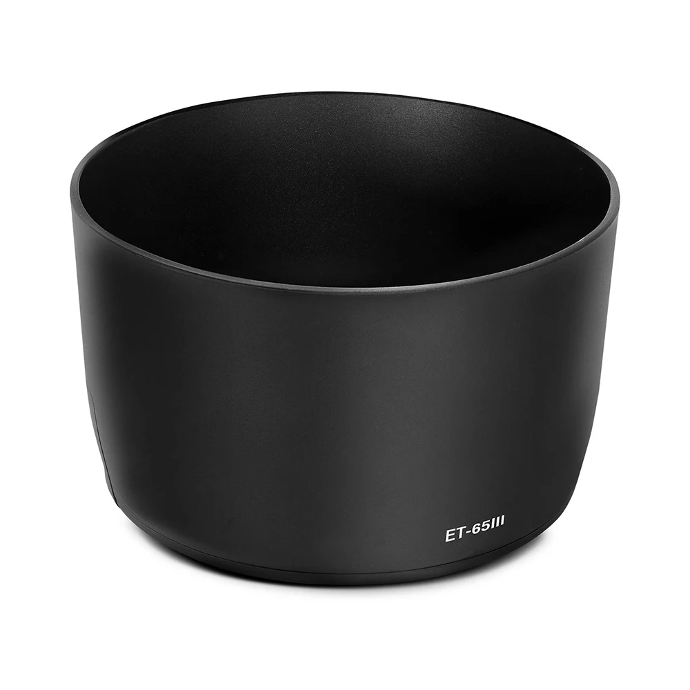 ET-65III Replacement Lens Hood for Canon EF 85mm f/1.8 USM, EF 100mm f/2.0 USM, EF 135mm f/2.8 SF, EF 100-300mm f/4.5-5.6 USM
ET-65III Replacement Lens Hood for Canon EF 85mm f/1.8 USM, EF 100mm f/2.0 USM, EF 135mm f/2.8 SF, EF 100-300mm f/4.5-5.6 USM