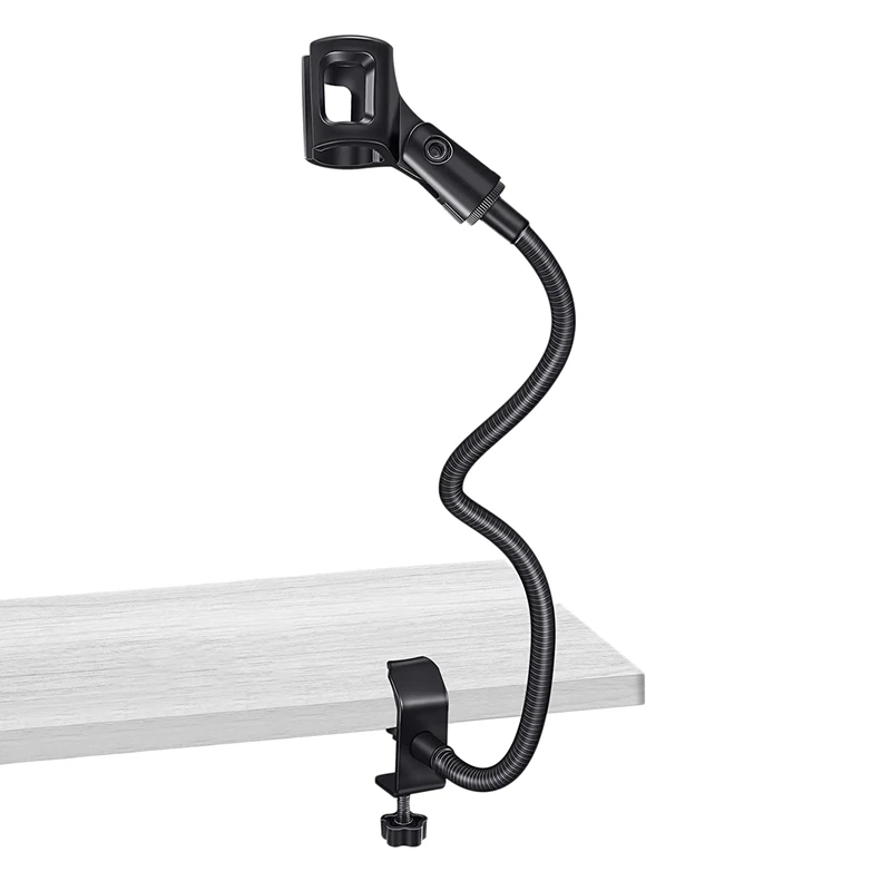 Microphone Stand Flexible Gooseneck Desk Clamp Holder Microphone Arm Recording Equipment For Meeting Lecture Podcast
Microphone Stand Flexible Gooseneck Desk Clamp Holder Microphone Arm Recording Equipment For Meeting Lecture Podcast