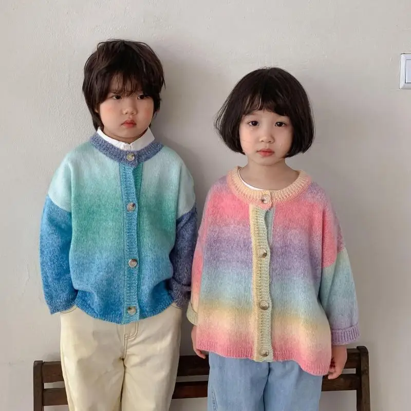 Baby 2022 New Spring Autumn Long Sleeve Sweater Boys Girls Colorful Knitted Cardigan Outfits
Baby 2022 New Spring Autumn Long Sleeve Sweater Boys Girls Colorful Knitted Cardigan Outfits