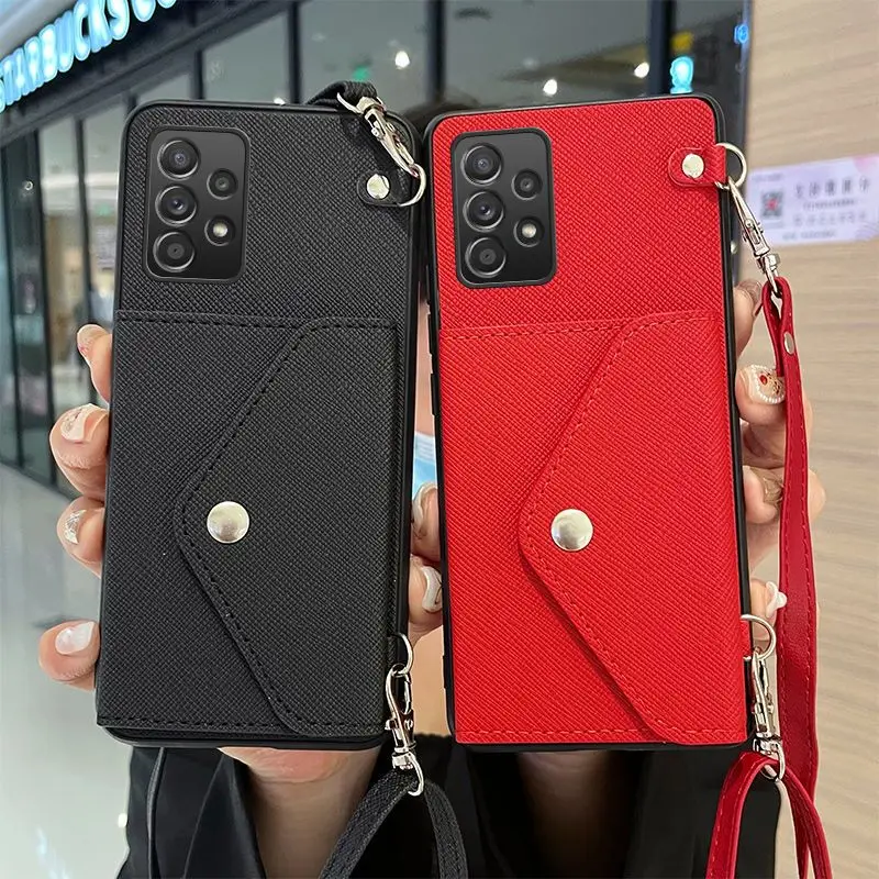 Suitable For Samsung Galaxy A52 5G Leather Soft Phone Case, Change Card Bag, Crossbody Strap Lanyard
Suitable For Samsung Galaxy A52 5G Leather Soft Phone Case, Change Card Bag, Crossbody Strap Lanyard