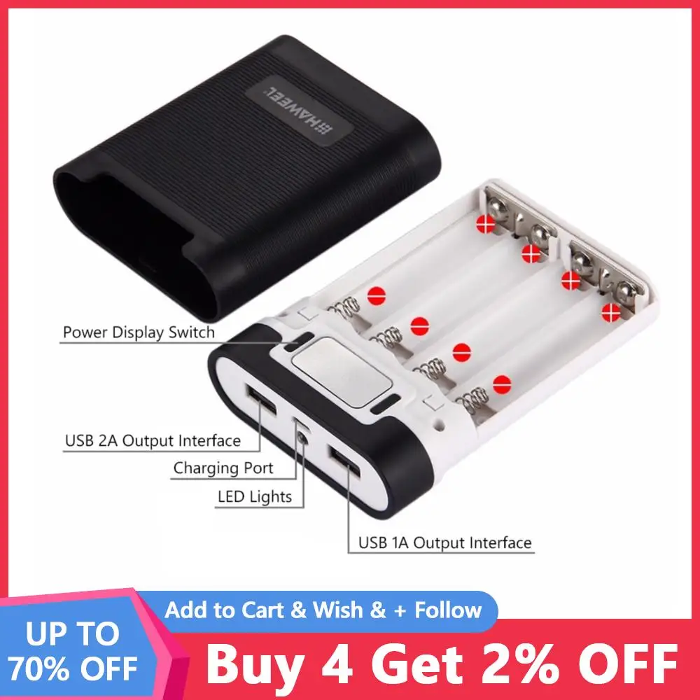 5V Powerbank Case 18650 Battery Charging Power USB Output Charger Case DIY Display Screen Power Bank 18650 Powerbank Case
5V Powerbank Case 18650 Battery Charging Power USB Output Charger Case DIY Display Screen Power Bank 18650 Powerbank Case