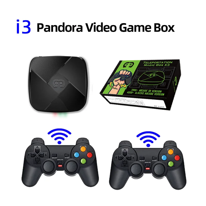 2022 новая игровая консоль Pandora Box i3 4K HD выход 30000 игр 2,4G беспроводные контроллеры 32 симулятора PS1 подарки для детей
2022 новая игровая консоль Pandora Box i3 4K HD выход 30000 игр 2,4G беспроводные контроллеры 32 симулятора PS1 подарки для детей