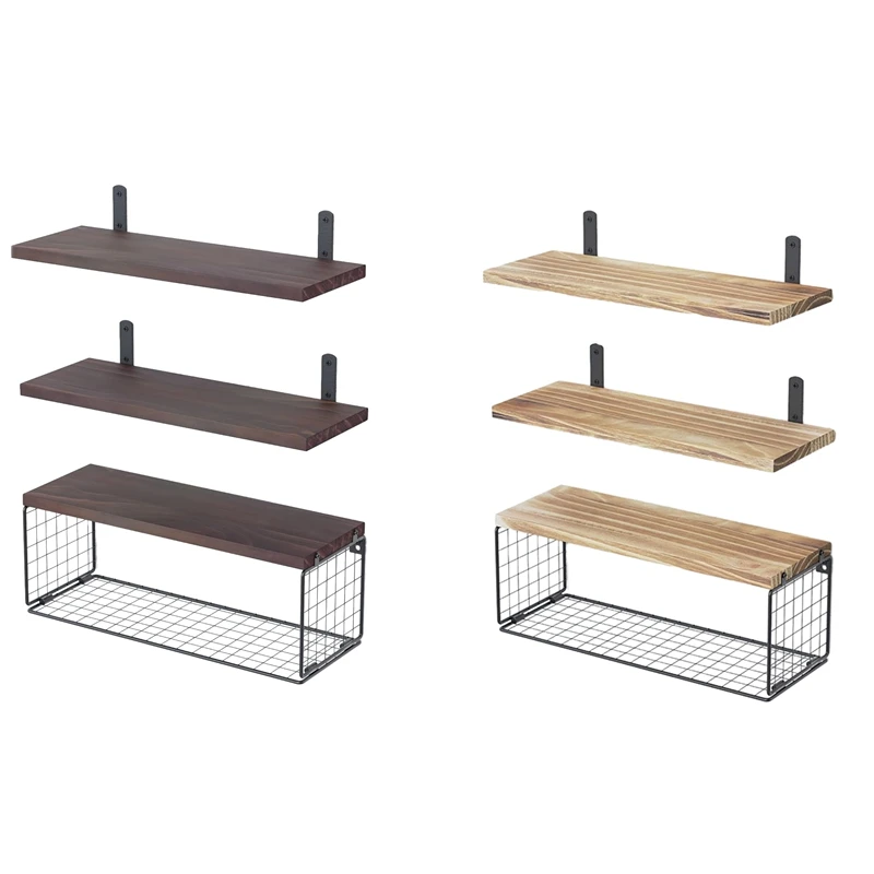 Bathroom Shelves Over Toilet, Floating Bathroom Wall Shelves With Wire Basket, Shelf For Wall Decor Easy Install Easy To Use
Bathroom Shelves Over Toilet, Floating Bathroom Wall Shelves With Wire Basket, Shelf For Wall Decor Easy Install Easy To Use
