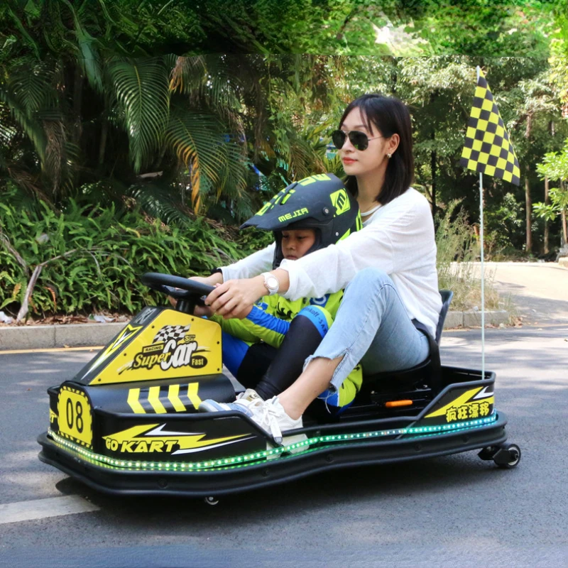 36V Electric Kart Four-wheeled Children's Electric Ride on Cars Vehicles for Adults Parent-child Drift Car Kids Toy Racing Car
36V Electric Kart Four-wheeled Children's Electric Ride on Cars Vehicles for Adults Parent-child Drift Car Kids Toy Racing Car