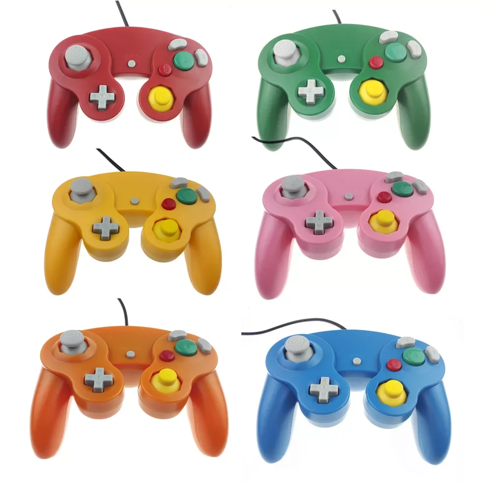 Game Controller Gamepad for NGC Joystick With One Button for Game-Cube for W-i-i
Game Controller Gamepad for NGC Joystick With One Button for Game-Cube for W-i-i