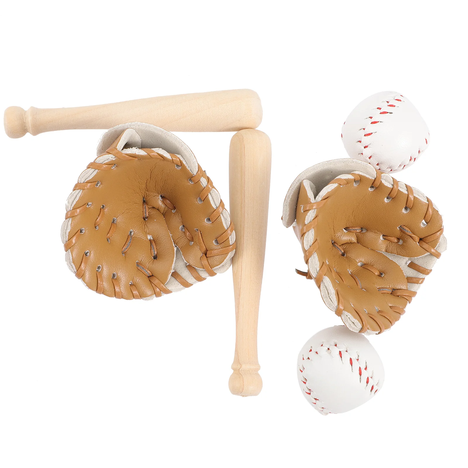 2 Sets of Mini Baseball Glove Baseball Bat Decor Mini Baseball Set Keychain Decor
2 Sets of Mini Baseball Glove Baseball Bat Decor Mini Baseball Set Keychain Decor