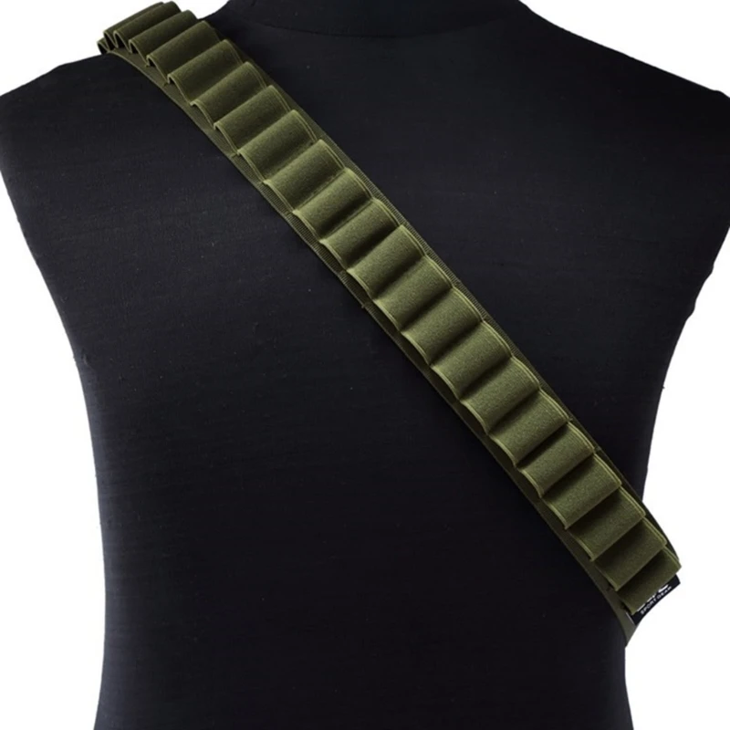 Hunting Cartridge Belt Adjustable Shotguns Shells Belt Outdoor 27 Hole Storage Belt Shoulder Waist Belt Holder Durable 
Hunting Cartridge Belt Adjustable Shotguns Shells Belt Outdoor 27 Hole Storage Belt Shoulder Waist Belt Holder Durable