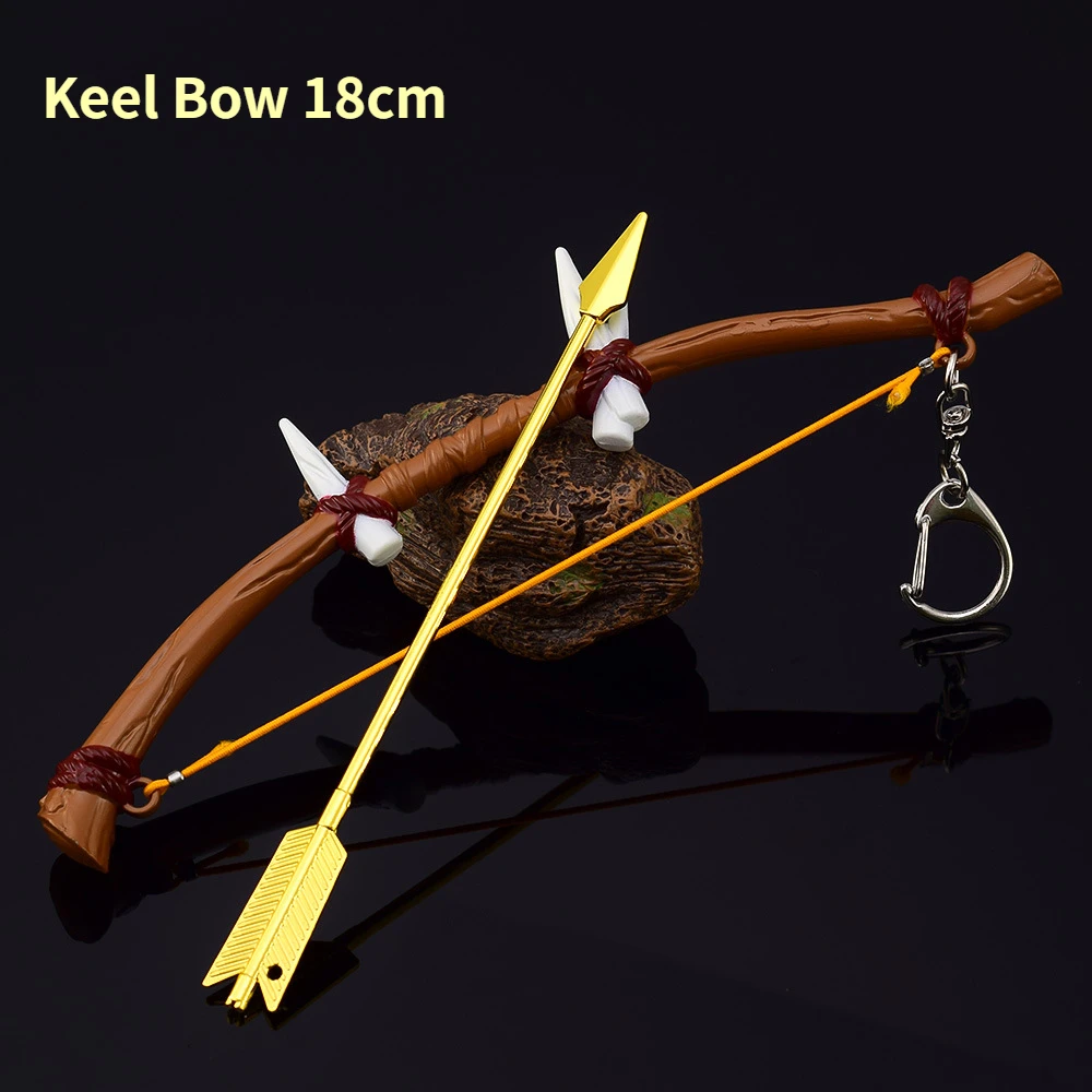 

Game Weapon Anime Surrounding 18cm Dragon Bone Pok Bow Zinc Alloy Weapon Model Crafts Weapon Decoration Collection Toys