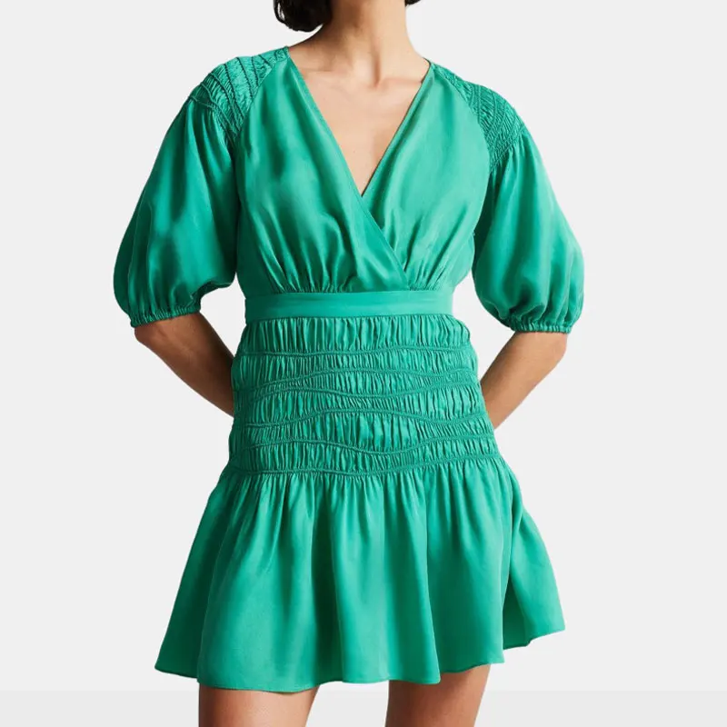 Зеленое платье-мини с запахом Taluna Smock, Размер 0-5, новое весенне-летнее платье
Зеленое платье-мини с запахом Taluna Smock, Размер 0-5, новое весенне-летнее платье
