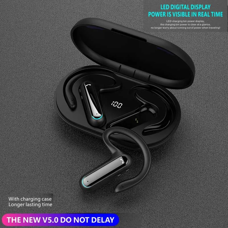 Bluetooth Headphones With Charging Box Wireless Headset Sport Stereo LED Display Earbuds With Voice Assistant Function Earphones
Bluetooth Headphones With Charging Box Wireless Headset Sport Stereo LED Display Earbuds With Voice Assistant Function Earphones
